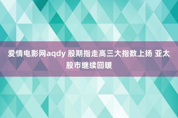 爱情电影网aqdy 股期指走高三大指数上扬 亚太股市继续回暖