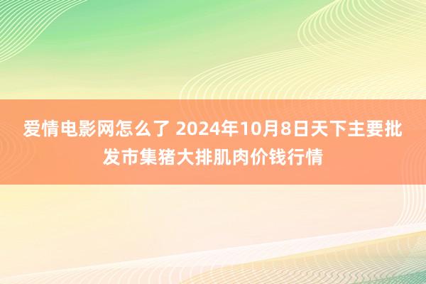 爱情电影网怎么了 2024年10月8日天下主要批发市集猪大排肌肉价钱行情