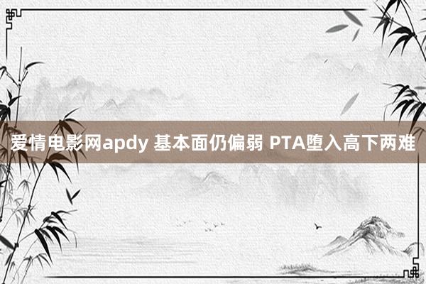 爱情电影网apdy 基本面仍偏弱 PTA堕入高下两难