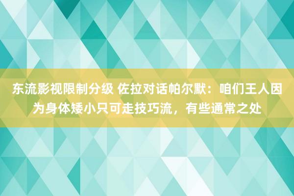 东流影视限制分级 佐拉对话帕尔默：咱们王人因为身体矮小只可走技巧流，有些通常之处