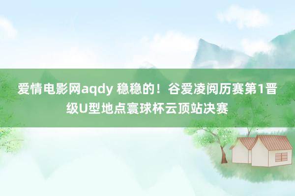 爱情电影网aqdy 稳稳的！谷爱凌阅历赛第1晋级U型地点寰球杯云顶站决赛