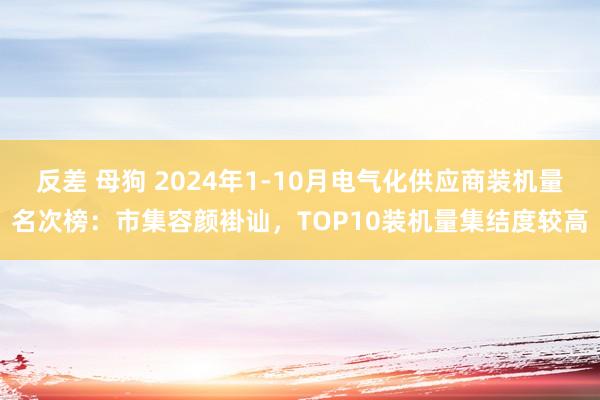 反差 母狗 2024年1-10月电气化供应商装机量名次榜：市集容颜褂讪，TOP10装机量集结度较高