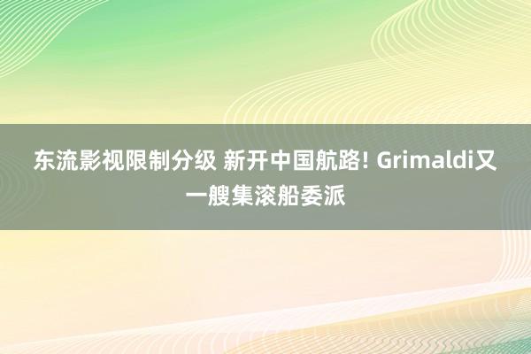 东流影视限制分级 新开中国航路! Grimaldi又一艘集滚船委派